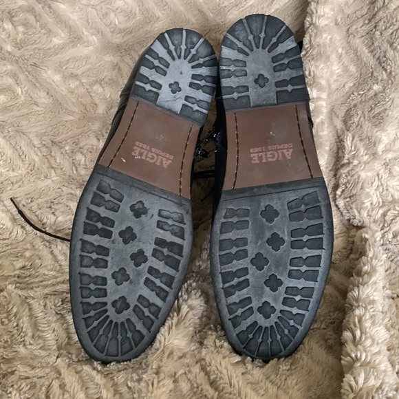 Aigle mens genuine high quality leather military style - Picture 5 of 6